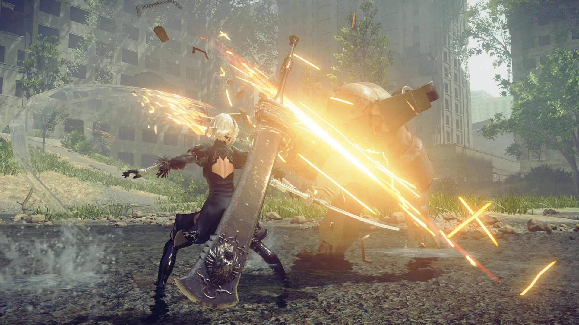 Скриншот NieR: Automata 1